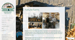 Desktop Screenshot of fortunefarms.ca